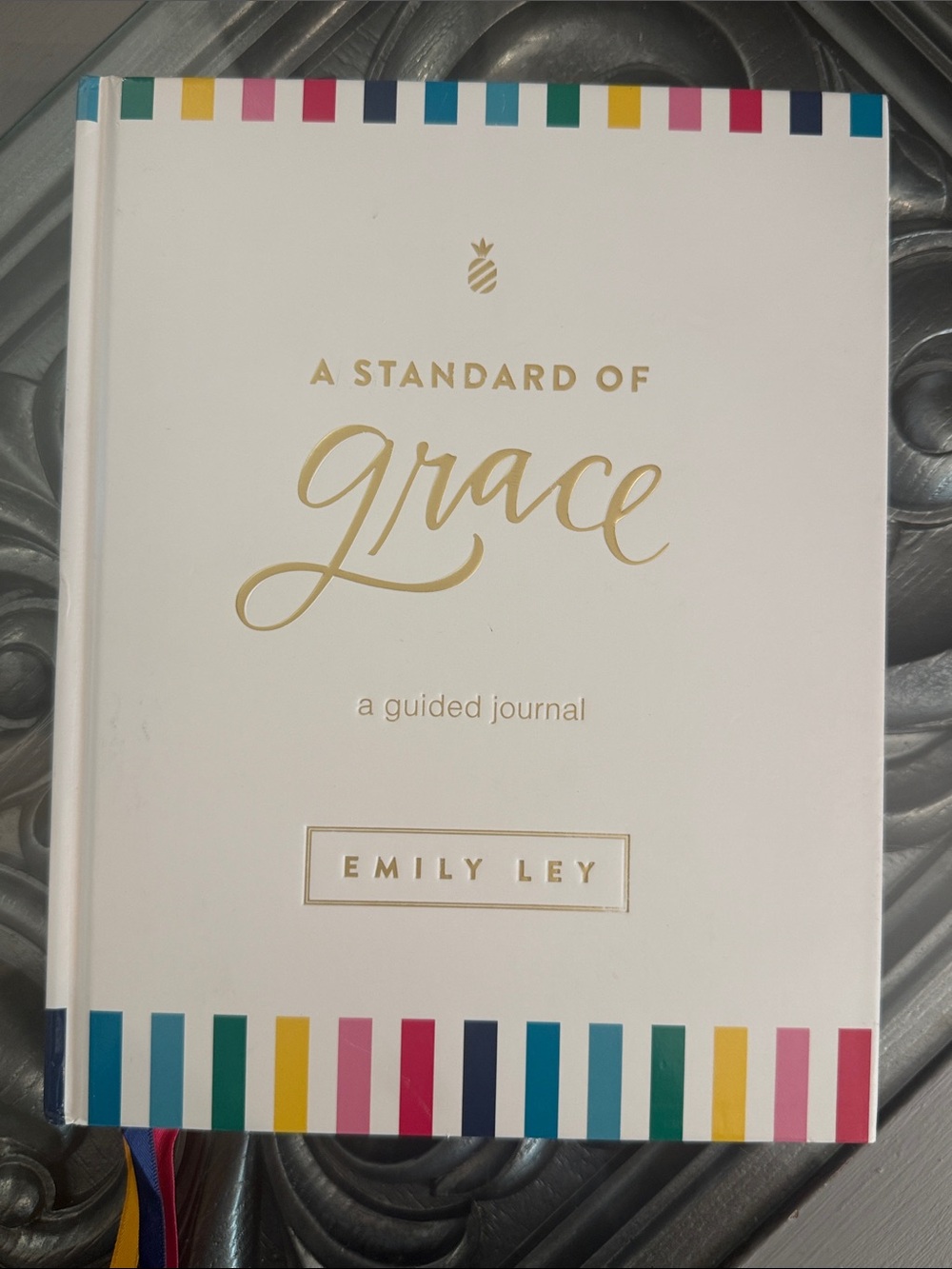 Emily Ley A Standard of Grace Guided Journal Ribbons Self Help Inspirational